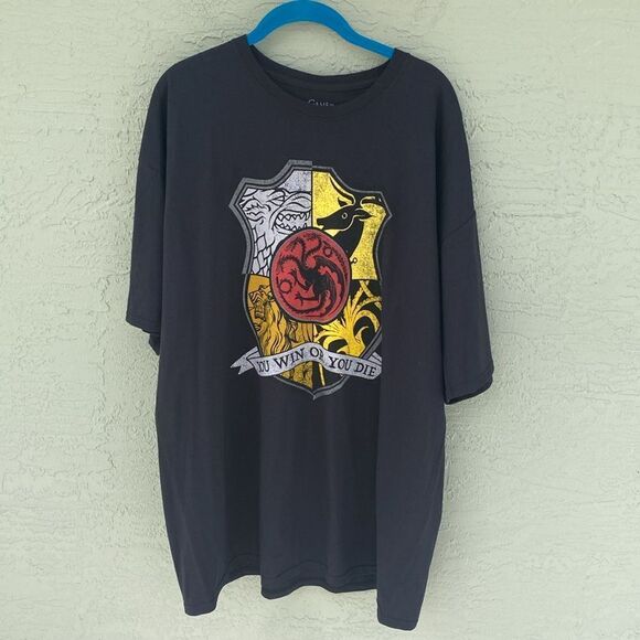 Sz 2 XLT Game Of Thrones YOU WIN OR DIE HOUSE SIGILS SHIELD - Picture 3 of 4